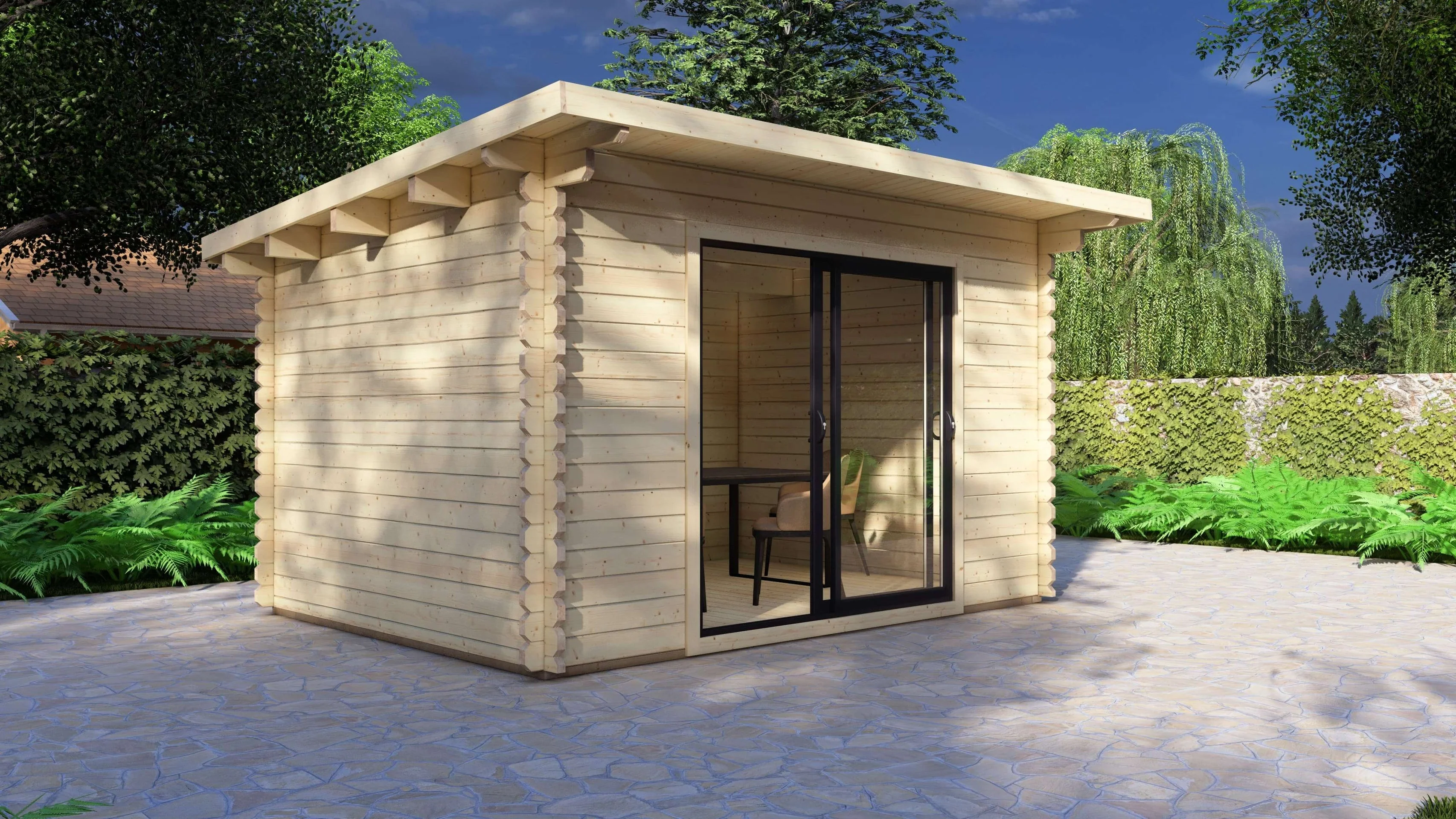 Log Cabin Office